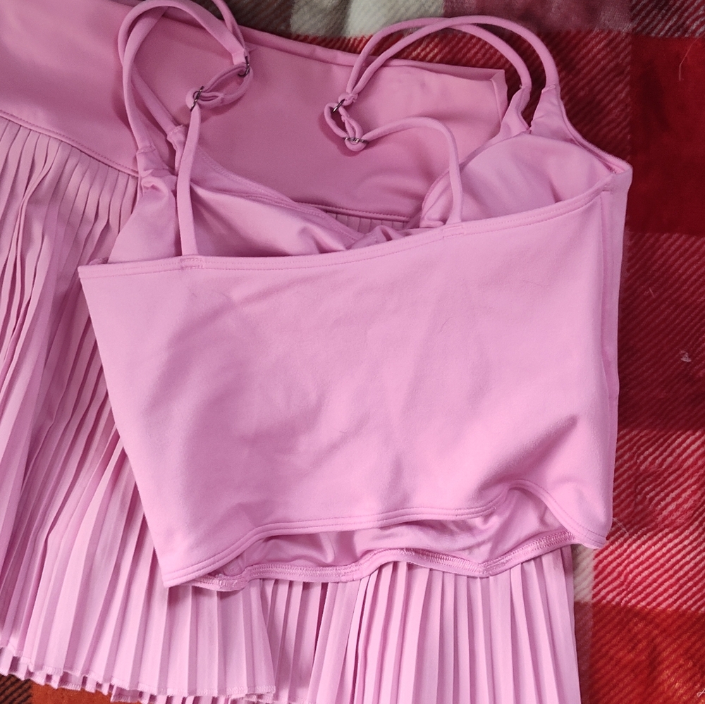 Gilly Hicks Pink Corset Top and Pleated Skirt with Built-in Shorts SET! - Picture 4 of 8